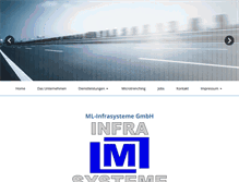Tablet Screenshot of infrasysteme.de
